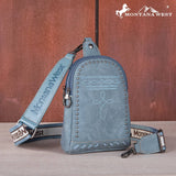 Montana West Embroidered Boot Stitch Sling Bag