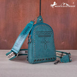 Montana West Embroidered Boot Stitch Sling Bag