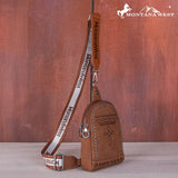 Montana West Embroidered Boot Stitch Sling Bag