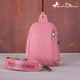Montana West Embroidered Boot Stitch Sling Bag