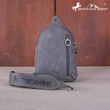 Montana West Embroidered Boot Stitch Sling Bag