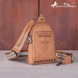 Montana West Embroidered Boot Stitch Sling Bag