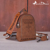Montana West Embroidered Boot Stitch Sling Bag