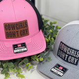 Cowgirls Don't Cry- Hat