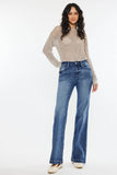 KanCan High Rise Wide Leg Flare- Dark