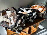 BOHO Luxe Cowhide Toiletry Bag