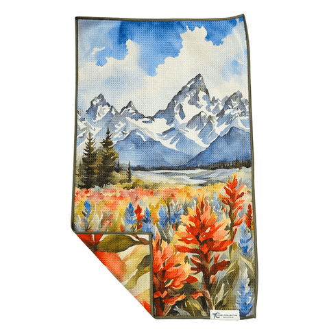Grand Paintbrush | Reversible Towel: Hand Towel