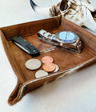 Cowhide Leather Tray