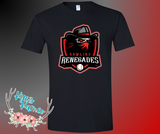 Rawlins Renegades- Full Front and Full Back- Black Tee