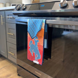 Wyoming Cowboy | Reversible Towel: Hand Towel
