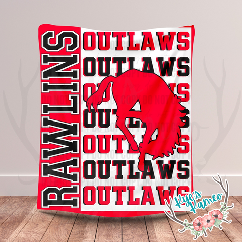 Outlaws (Outlined) Blanket