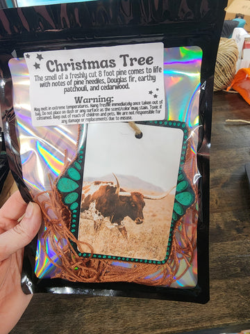 Longhorn Freshie- Christmas Tree