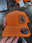 Hunter Orange Wyoming Patch Baseball Cap