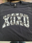 XOXO- Cowhide- Tee- Black- XLarge