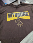 Wyoming Tee- Brown