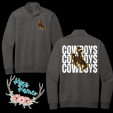 Cowboys Pullover- Stacked Front and Back