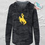 RTS- Wyo Hoodie- Black Camo