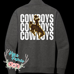 Cowboys Pullover- Stacked Front and Back