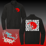 Outlaws Pullover- Stacked Front and Back