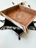 Cowhide Leather Tray