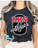 Outlaws- Faux Sequin- Tee- PREORDER