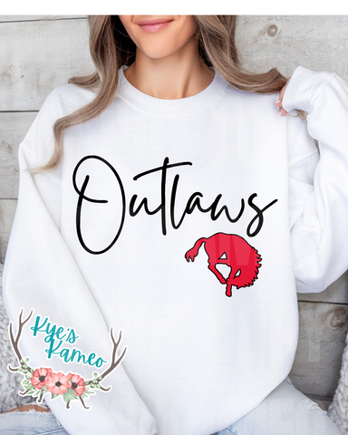 Outlaws Script- Crewneck- PREORDER