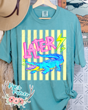 Later (blue gator)- CC Tee (PREORDER)
