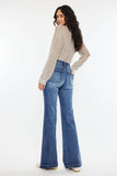 KanCan High Rise Wide Leg Flare- Dark