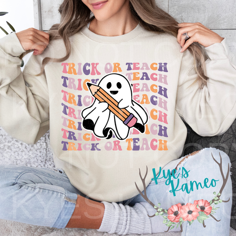 Trick or Teach -  Tee or Crewneck