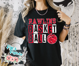 Distressed Rawlins Basketball- preorder closes Saturday February 28th!
