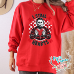 I Steal Hearts- Horror- Tee or Crewneck