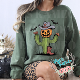 Pumpkin Cactus Crewneck