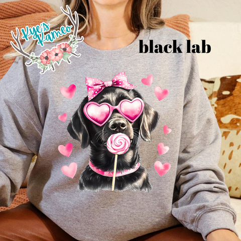 Dog Valentine's Day Crewneck