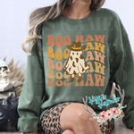 Boo Haw Stacked Crewneck