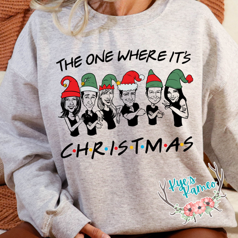 The One Where It's Christmas Crewneck