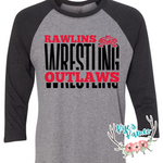 Rawlins Wrestling Split- Grey