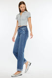 Kancan High Rise True Straight- Dark Wash