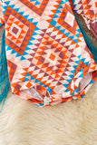 Aztec & Cow Onesie
