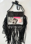 Hand Tooled Clear Purse Crossbody - Clear Stadium
