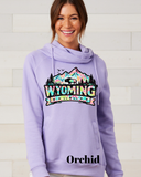 Wyoming- Funnel Neck Hoodie