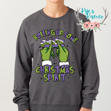 Christmas Spirit- Purple- Crewneck