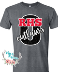 Outlaws- Faux Sequin- Tee- PREORDER