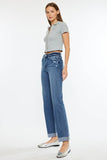 Kancan High Rise True Straight- Dark Wash