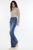 KanCan High Rise Wide Leg Flare- Dark