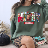 Christmas VHS Front and Back-Crewneck