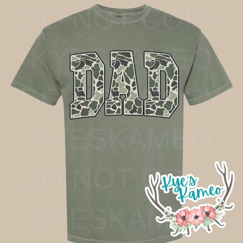 Dad Camo- Tee