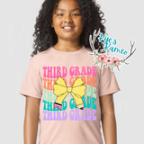 Back to School Coquette Pencil Tees- Youth