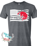 Outlaws Flag- White- Tee- PREORDER