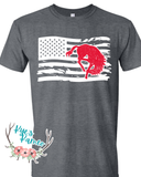 Outlaws Flag- White- Tee- PREORDER