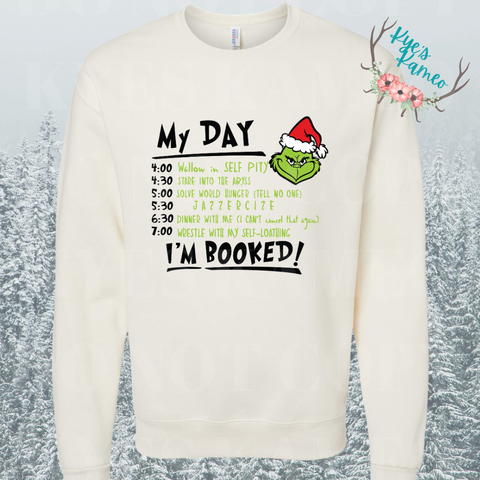 My Day-Booked Crewneck Sweatshirt